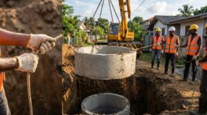 workers placing concrete septic … 202608152342